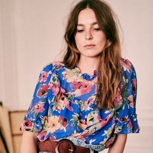 Sezane Fleurine Blouse